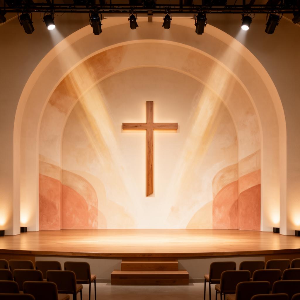 Worship Stage · Light Rays